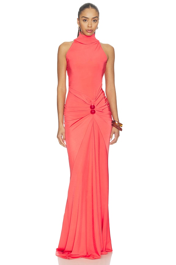 view 1 of 3 VESTIDO FRANCES in Coral