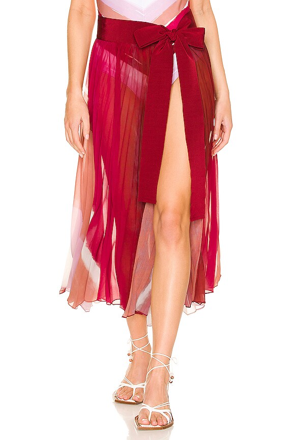 view 1 of 4 PARÉO BLANCHE in Gradient Plum