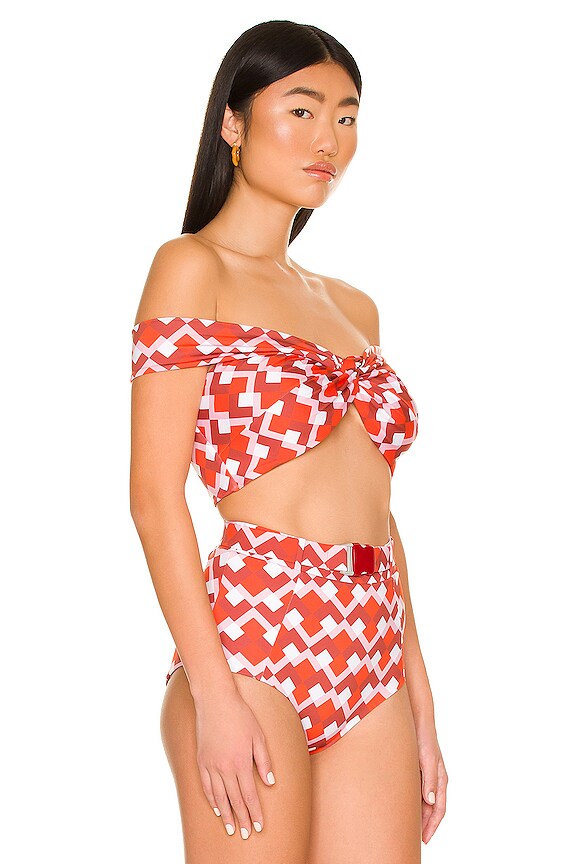 view 2 of 4 GAVI ビキニトップ in Geometric Rouge