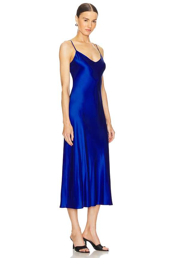 view 2 of 3 Taylor V Neck Dress in Lapis