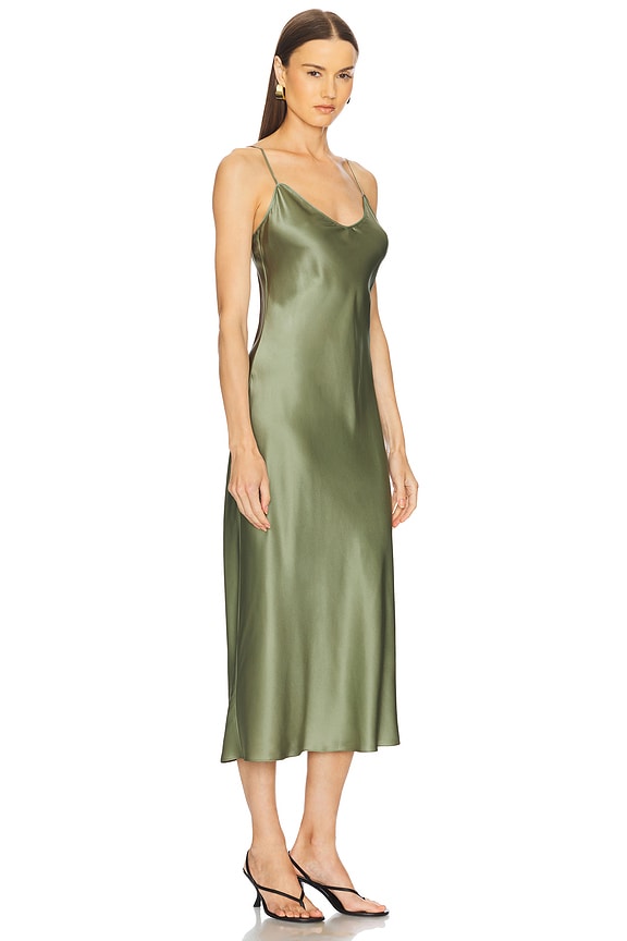 view 2 of 3 Taylor Dress in Eucalyptus & Seafoam