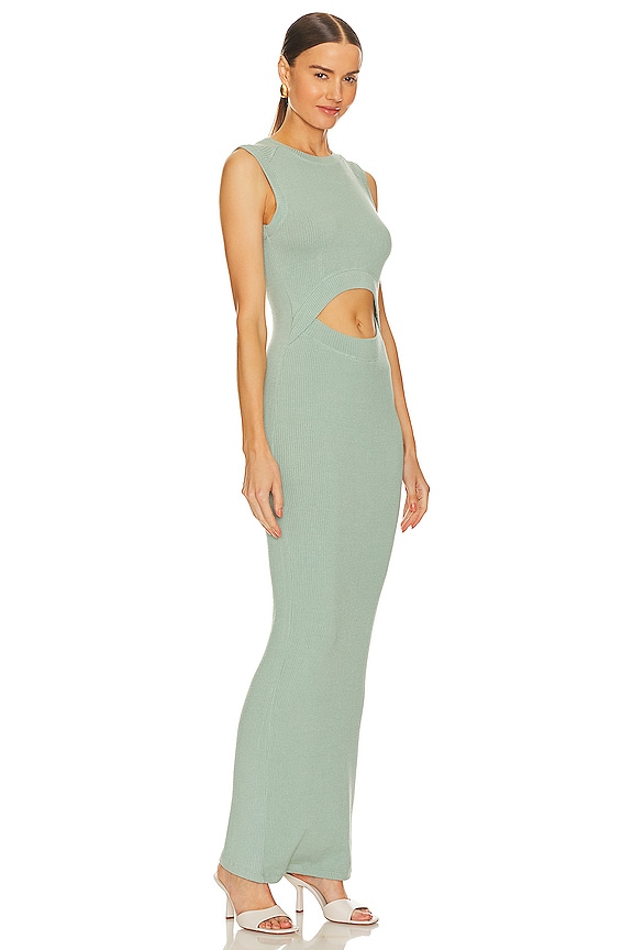 view 2 of 3 Boa Dress in Seafoam