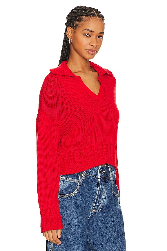 view 2 of 4 СВИТЕР JULIE in Scarlet