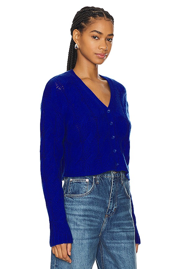 view 2 of 4 GILET CROPPED TORSADÉ JOLIE in Lapis