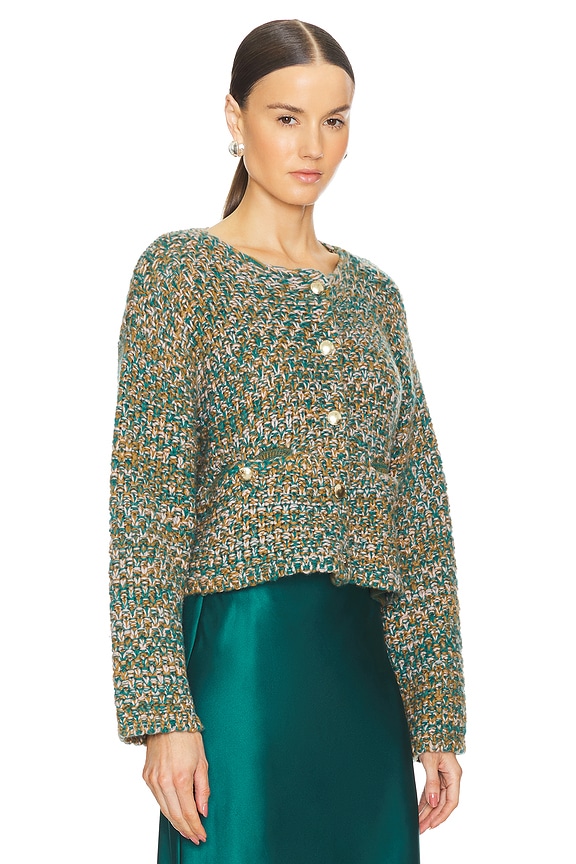 view 2 of 4 CHAQUETA CHARLENE in Matte Gold Multi