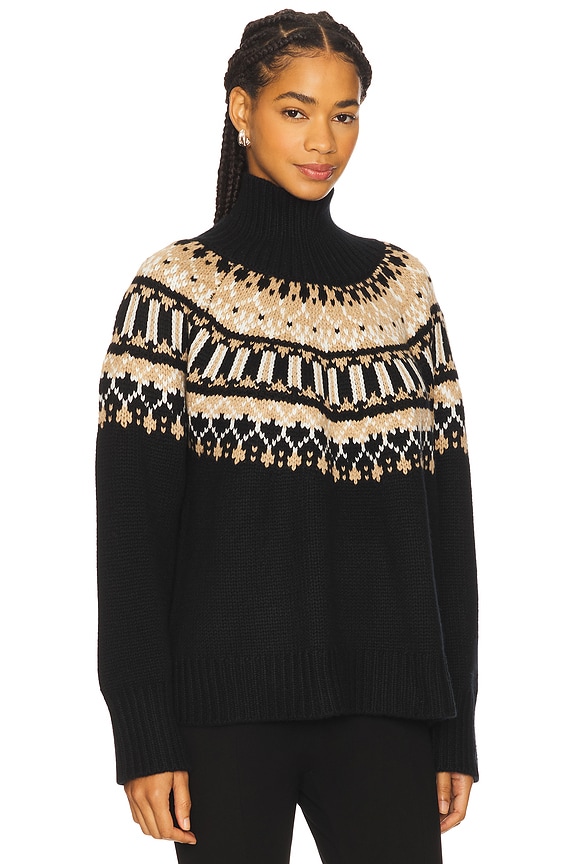 view 2 of 4 JERSEY SCOTTIE in Black Fairisle