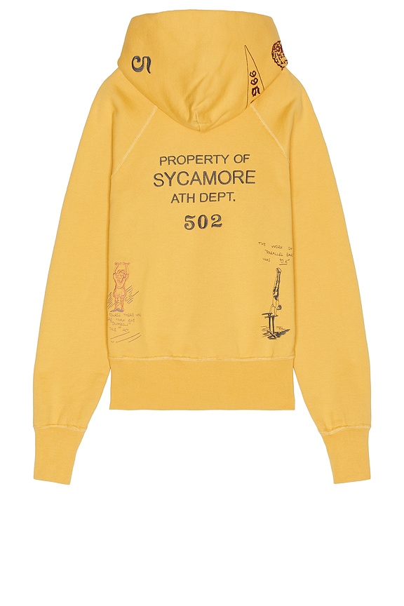 view 2 of 4 Yearbook Hoodie in Yellow