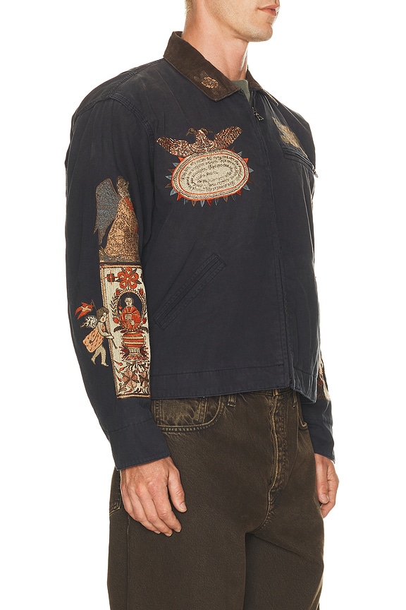 view 2 of 7 Folk Work Jacket in Vintage Charcoal