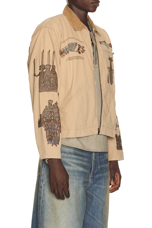 view 2 of 7 Elder Work Jacket in Pale Khaki