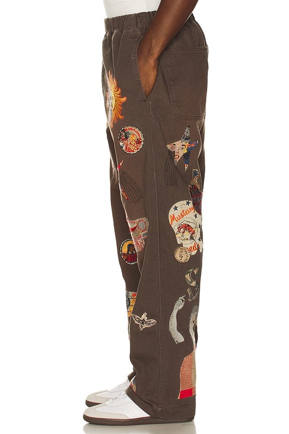 view 2 of 6 Collage Pant in Dark Taupe