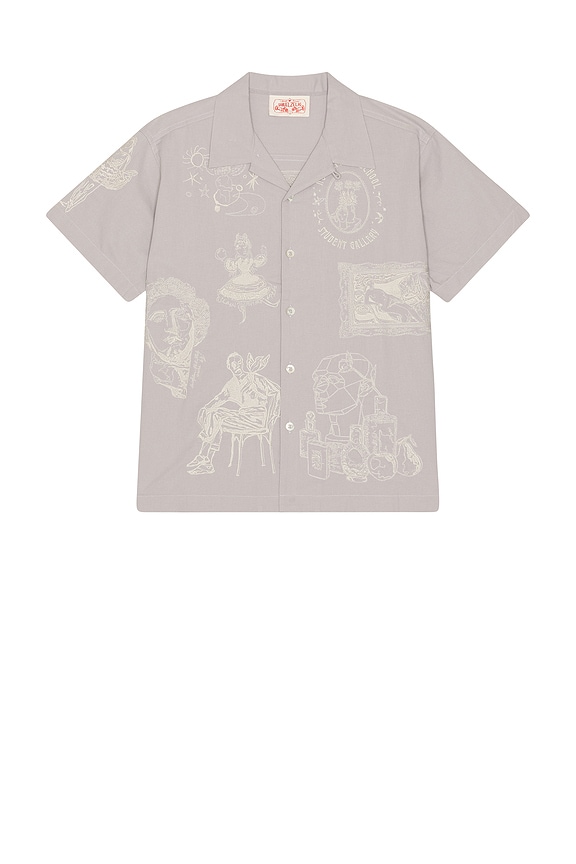 Samuel Zelig Northfield Camp Shirt in Dusty Lavender | REVOLVE