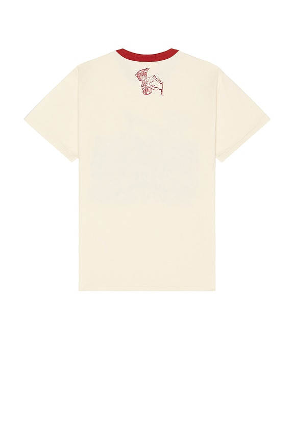 view 2 of 5 CAMISETA in White & Red