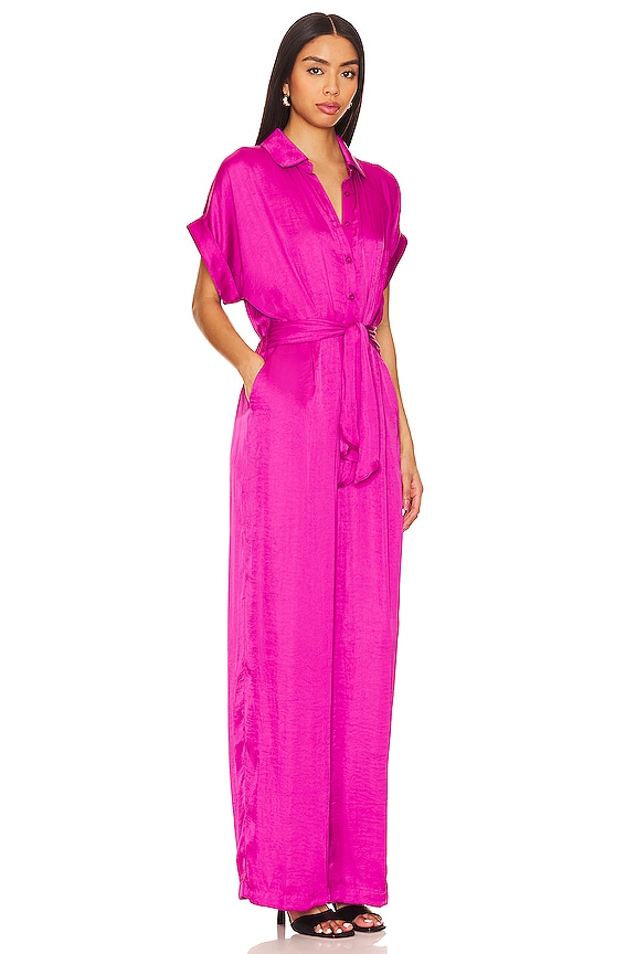 view 2 of 3 Tori Jumpsuit in Rose Sorbet in Bright Rose