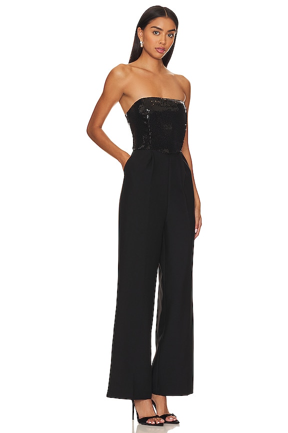 view 2 of 4 RIKI 스트랩리스 점프수트 in Black