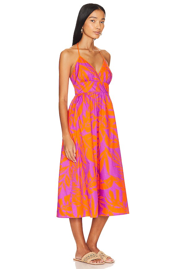 view 2 of 3 VESTIDO DENISE in Red Orange