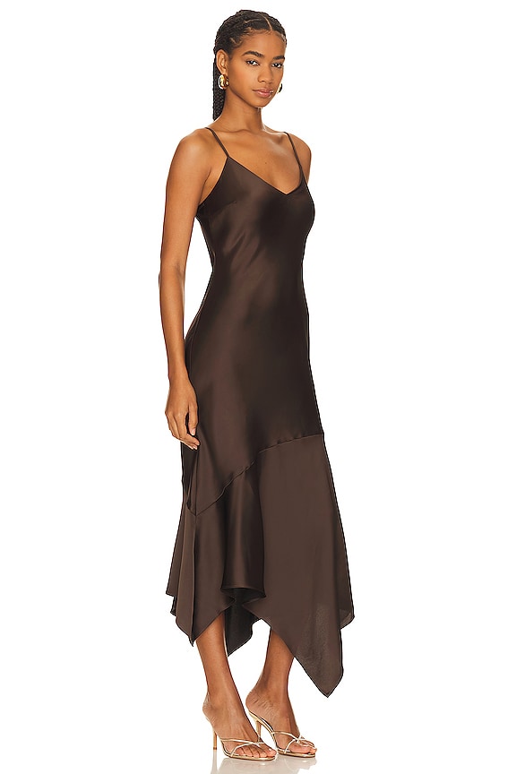 view 2 of 3 Lucille Slip Dress in Dark Espresso