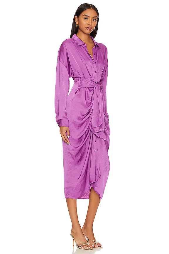 view 2 of 3 Sula Dress in Hyacinth Violet