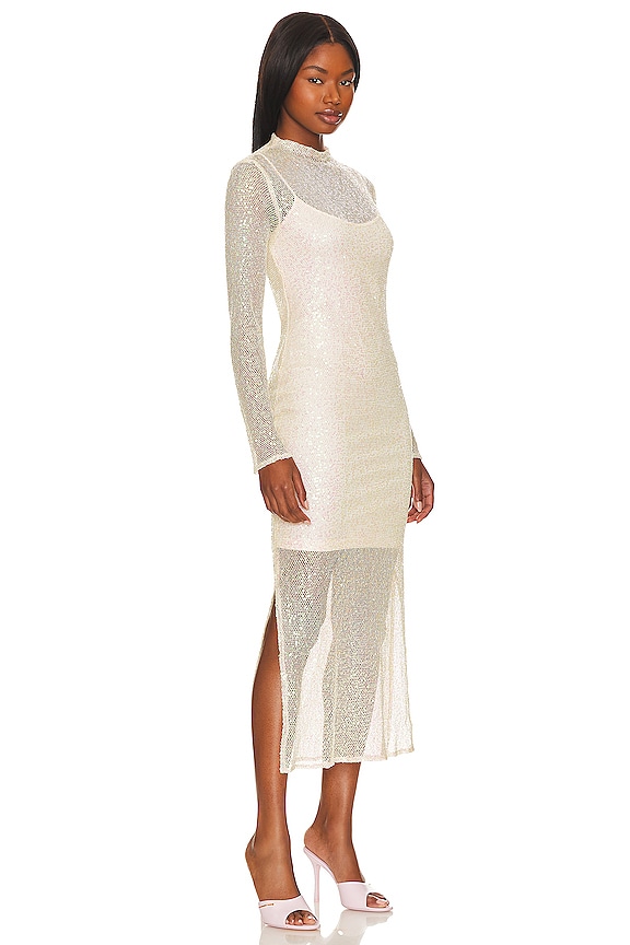 view 2 of 5 ROBE MI-LONGUE BLAKELY in Natural