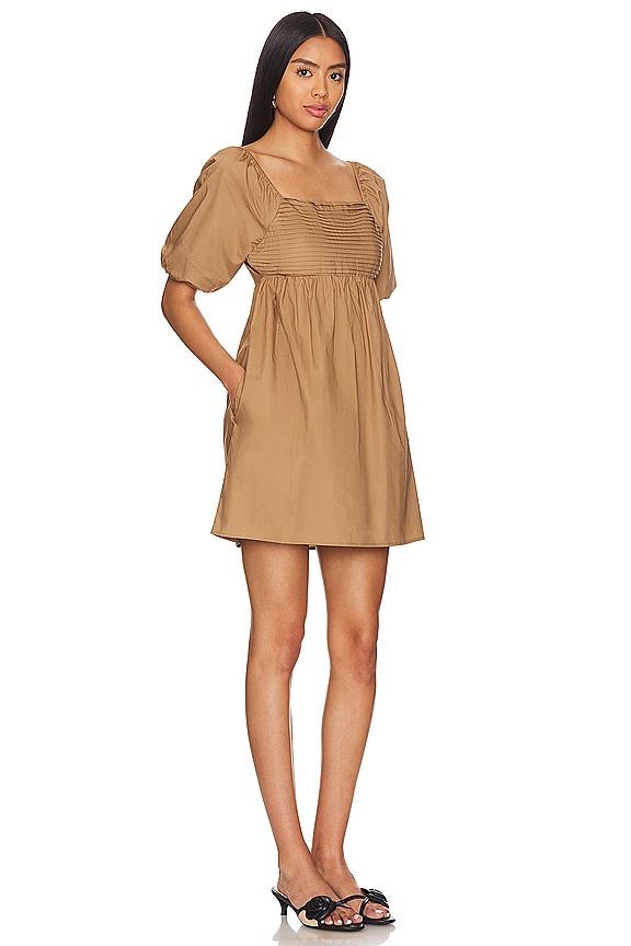 view 2 of 3 INARA 미니 원피스 in Toasted Coconut