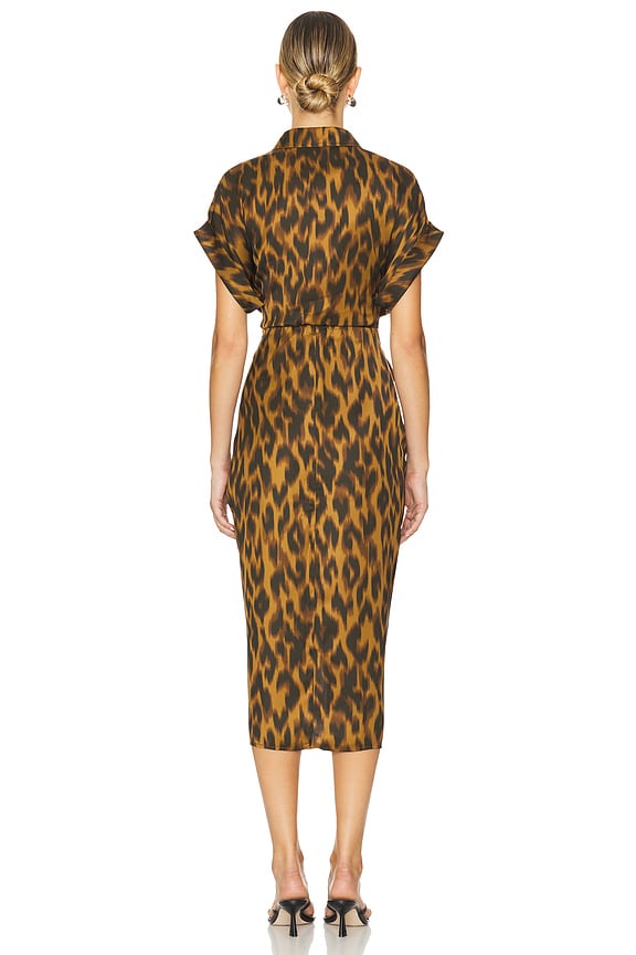 steve madden tori knit dress in Toffee Tori tie