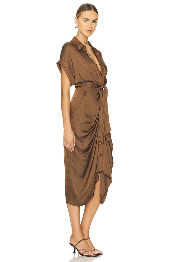 view 2 of 3 VESTIDO TORI in Cocoa