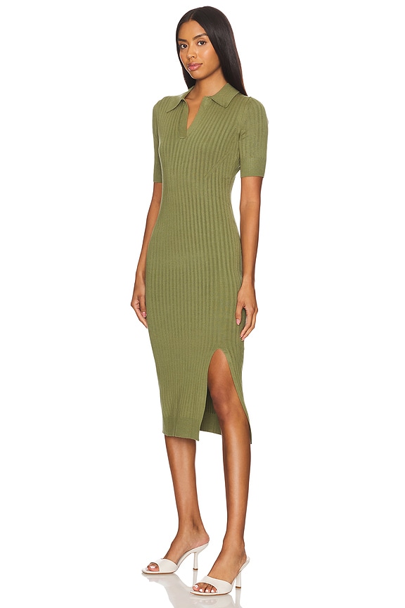 view 2 of 3 LINDY 스웨터 원피스 in Burnt Olive