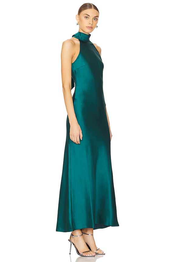 view 2 of 3 Lara Dress in Deep Teal
