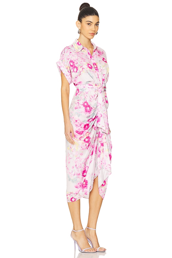 view 2 of 3 Tori Dress in Pink Hydrangea