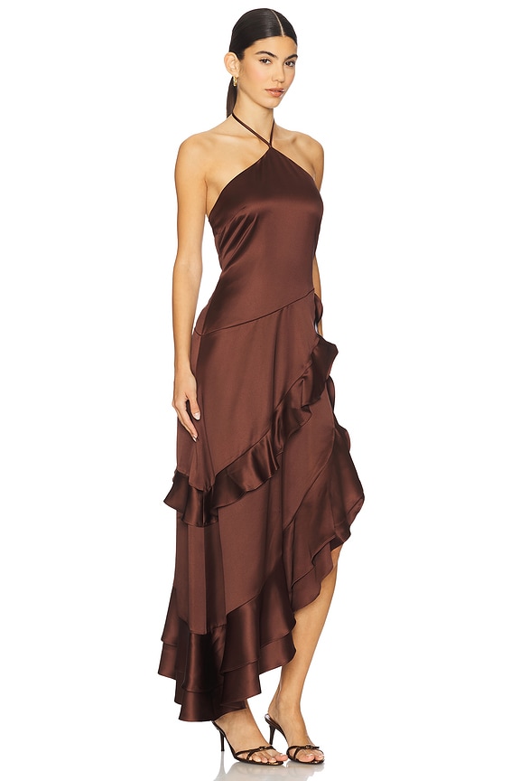 view 2 of 4 Caspia Dress in Bitter Chocolate