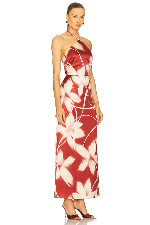 view 2 of 3 Oaklyn Dress in Rust Multi