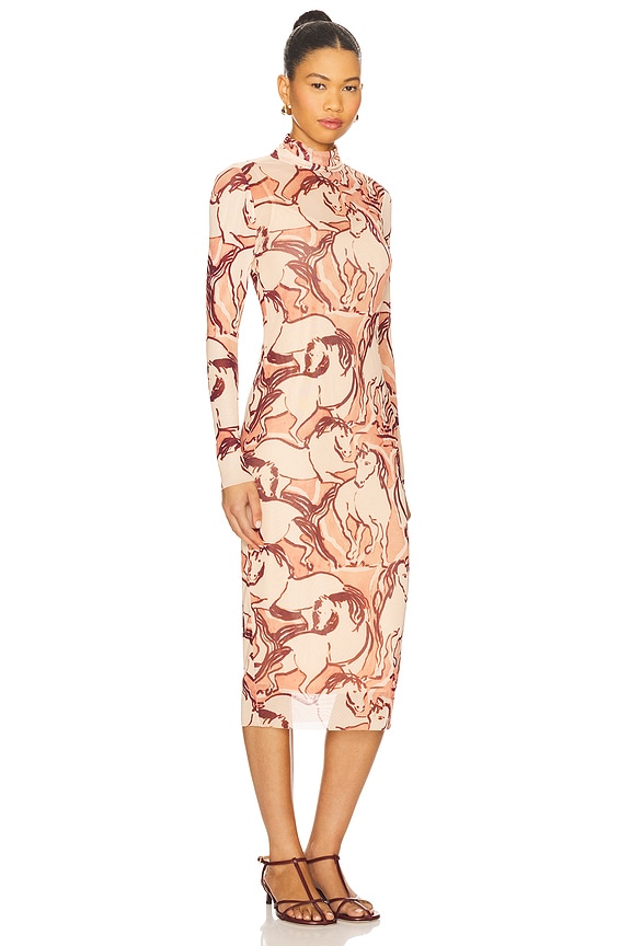 view 2 of 3 Vivienne Dress in Sorrel Horse