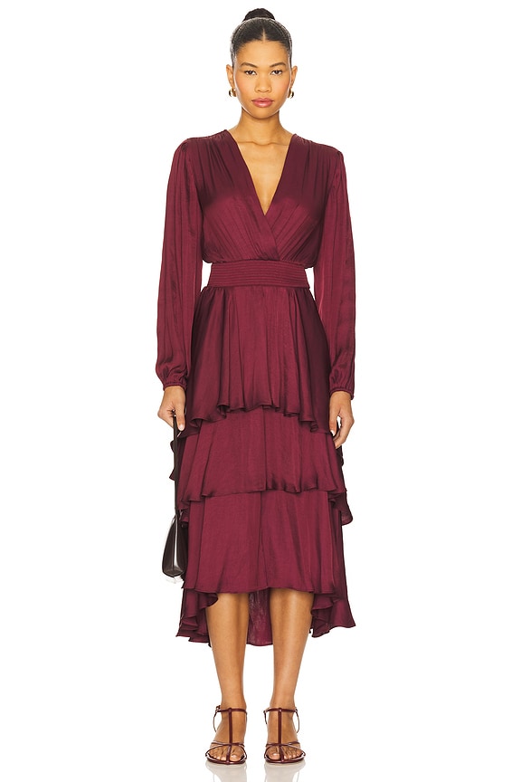 view 2 of 4 Bei Dress in Windsor Wine