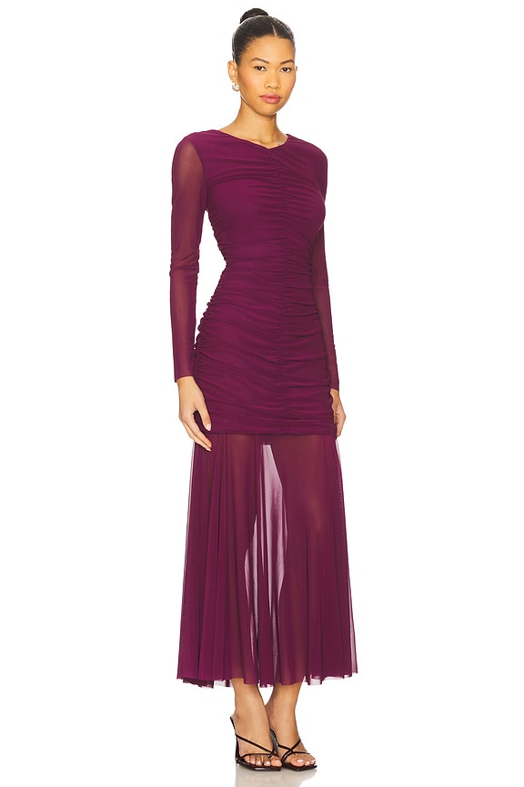view 2 of 3 MAXIVESTIDO KIARA in Beet