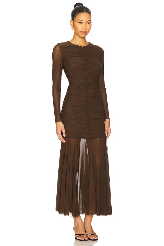 view 2 of 3 Kiara Dress in Dark Espresso