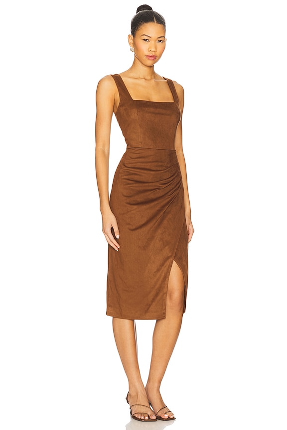 view 2 of 3 Milo Dress in Chicory Coffee