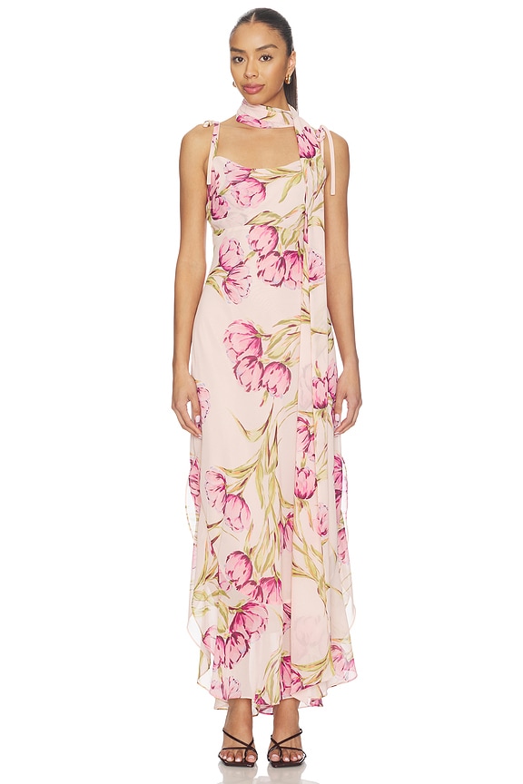 view 2 of 5 VESTIDO JAILA in Tulip Fields Floral