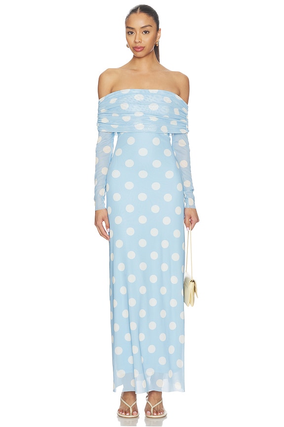 view 1 of 3 Aurelia Dress in Windsurfer & Antique White