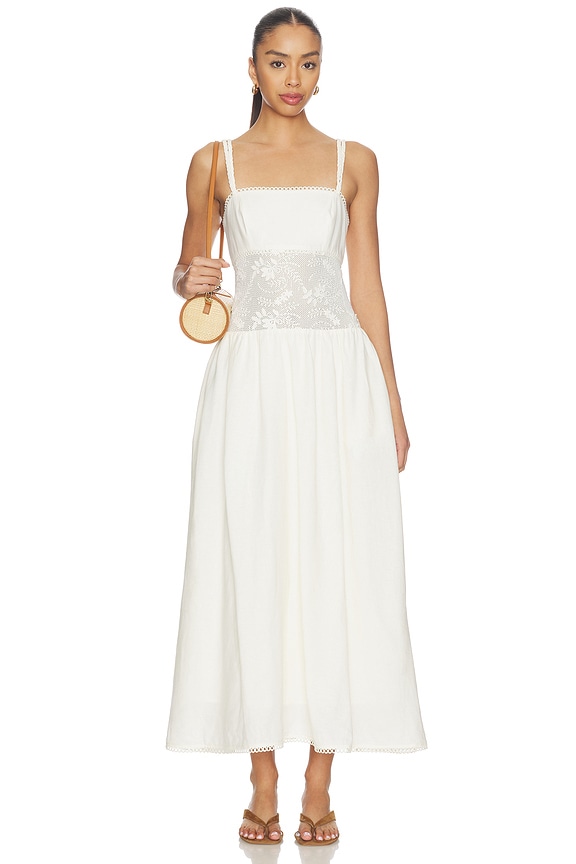 view 1 of 4 Enza Dress in Cloud Dancer