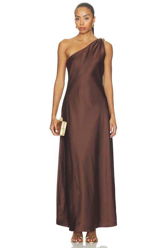 view 2 of 3 Aurorah Dress in Shaved Chocolate