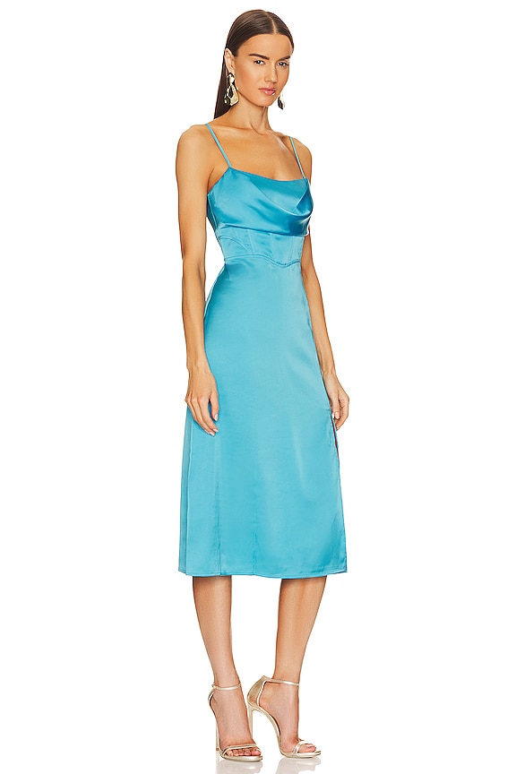 view 2 of 3 AIMEE 원피스 in Atlantic Blue