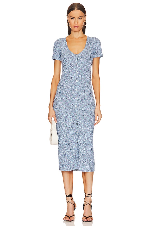 view 1 of 3 Knits A Long Story Dress in Navy Space Dye