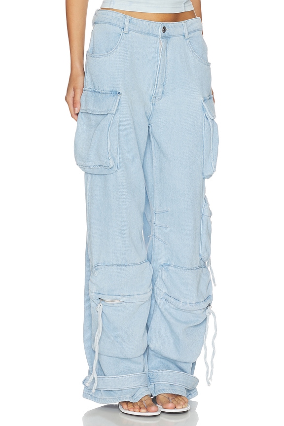view 2 of 6 PANTALON DUO in Blue Haven Wash