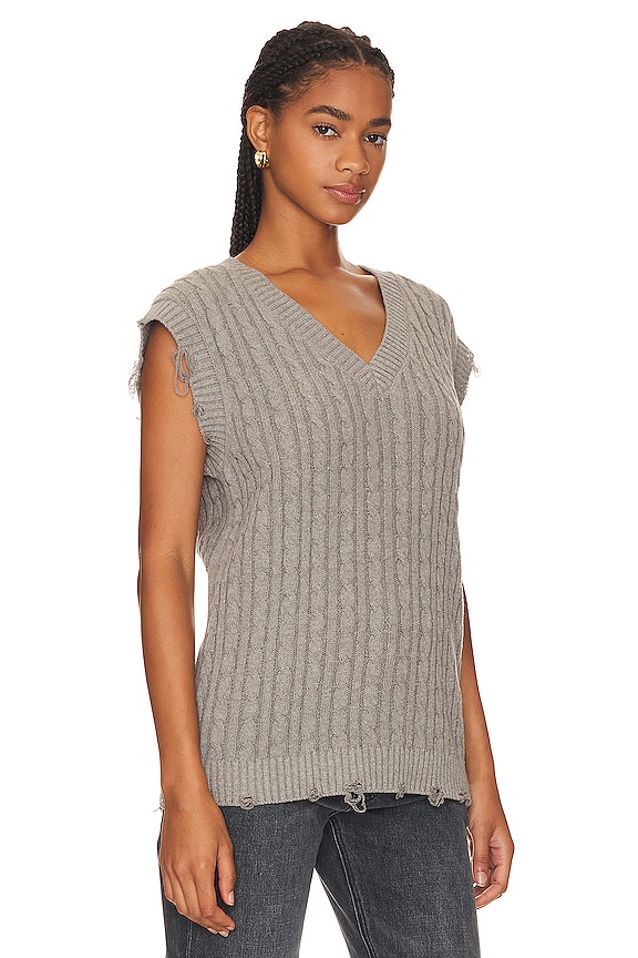 view 2 of 4 Aiden Sweater Vest in Heather Grey
