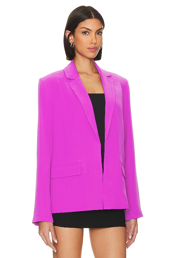 view 2 of 4 Payton Blazer in Purple Cactus in Magenta Purple