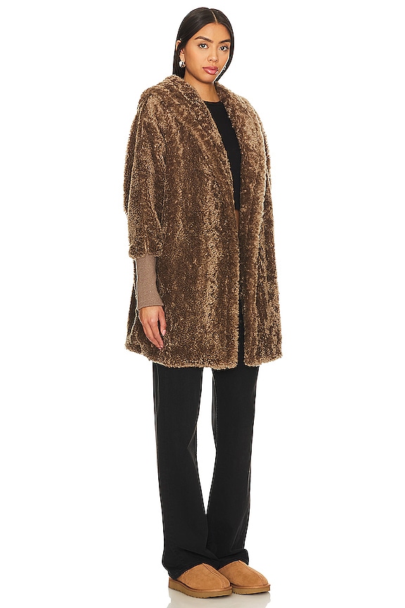 view 2 of 3 DELLA シェルパコート in Brown