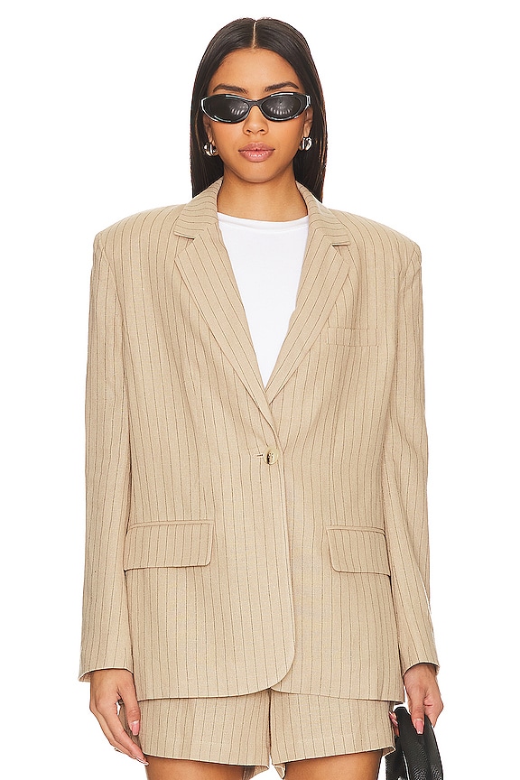 view 2 of 6 Imaan Blazer in Field Of Rye