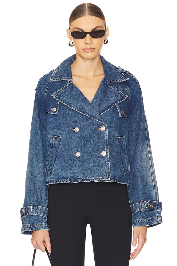 view 2 of 5 Sirus Jacket in Blue Denim