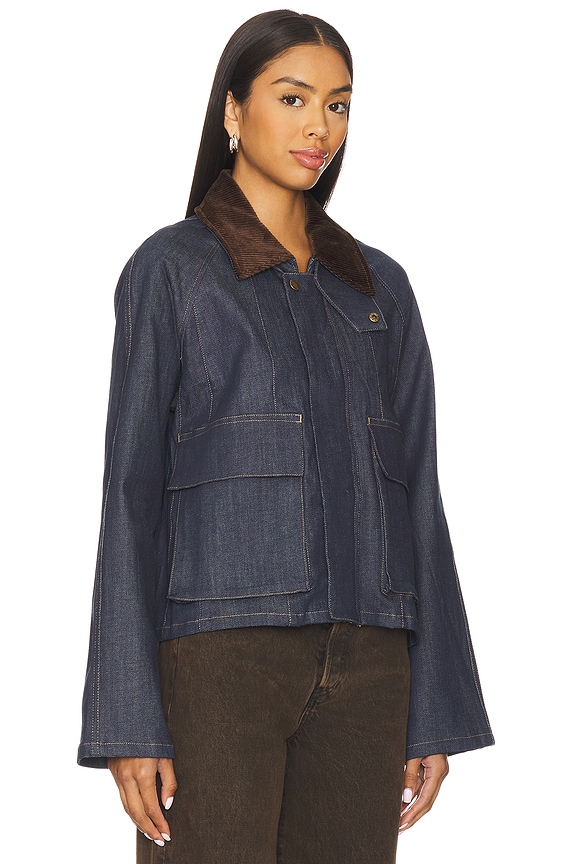 view 2 of 4 Justina Jacket in Deep Indigo