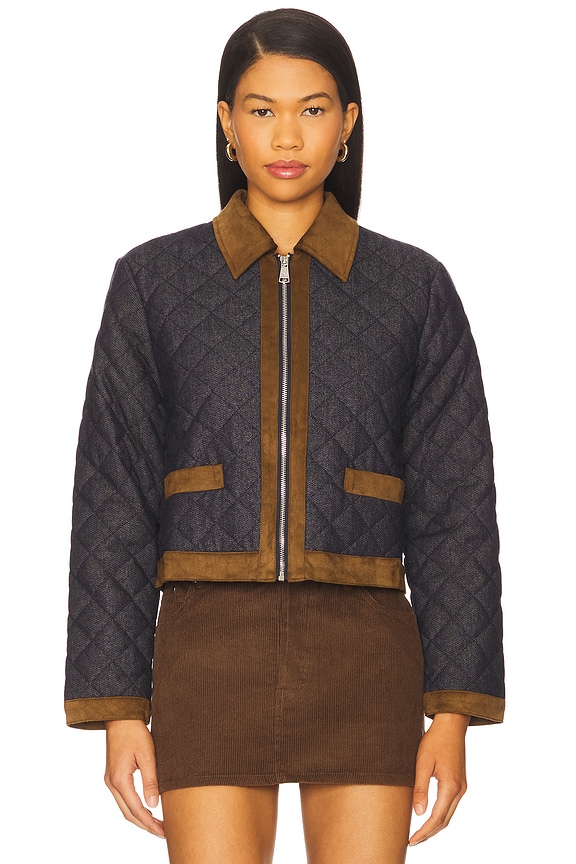 view 2 of 5 Agatha Jacket in Dark Indigo