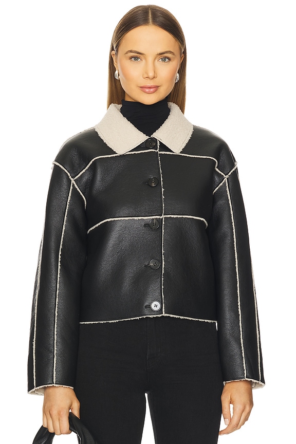 view 2 of 5 Tilia Coat in Black Onyx